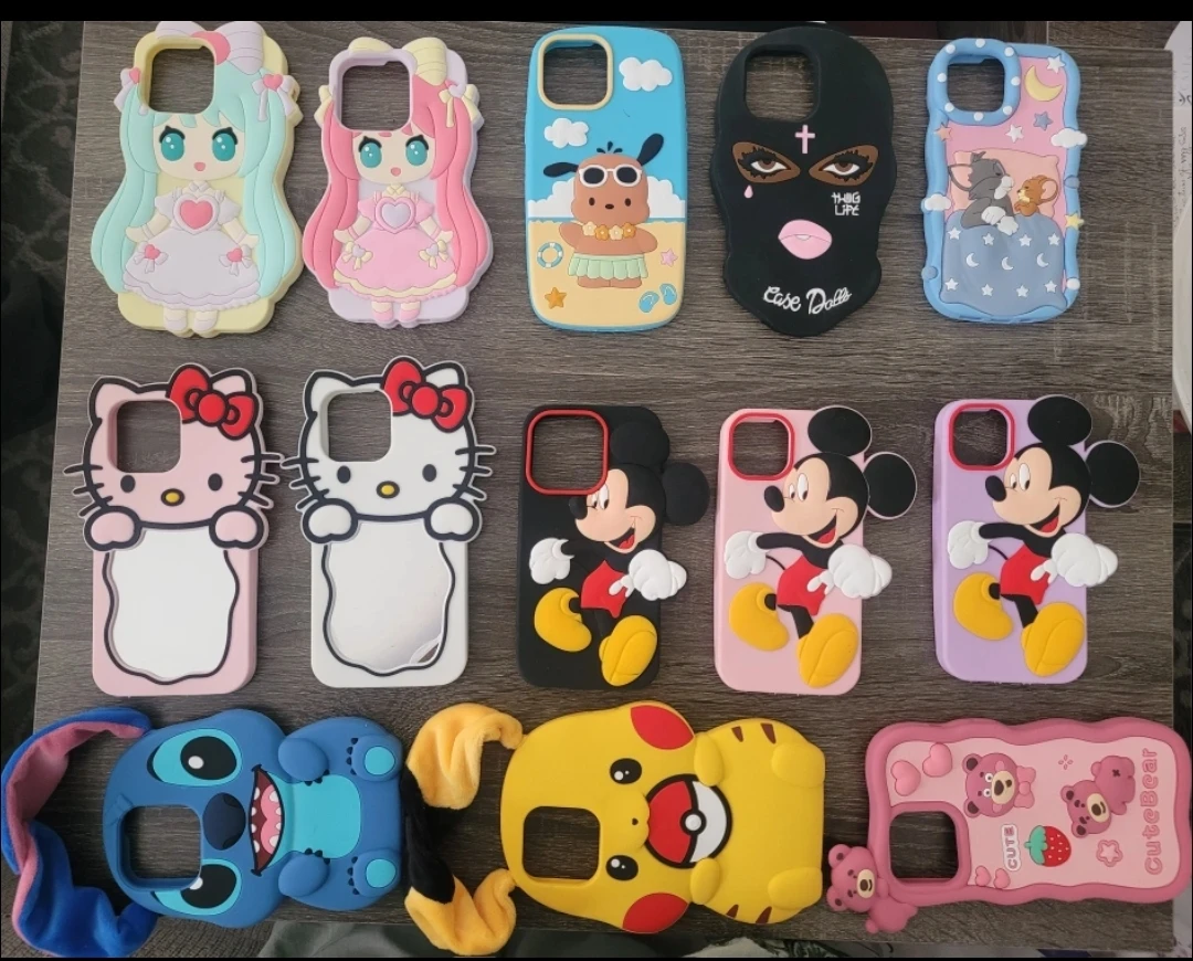 Assorted Phone Cases for iPhone 13/14/15 Pro/Pro Max