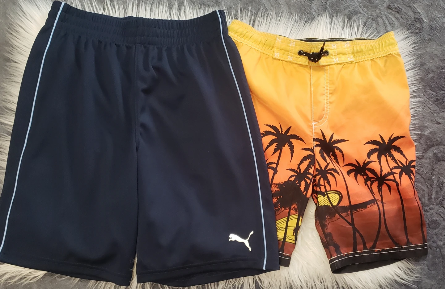 Like new Boys Puma Shorts Size 8 and  7