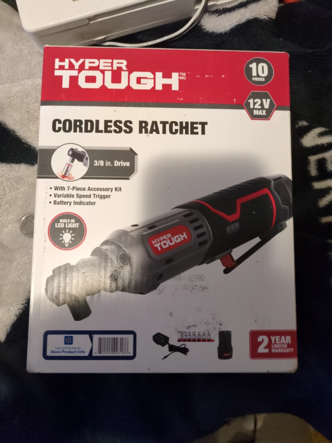 Hyper Tough 12V Cordless Ratchet