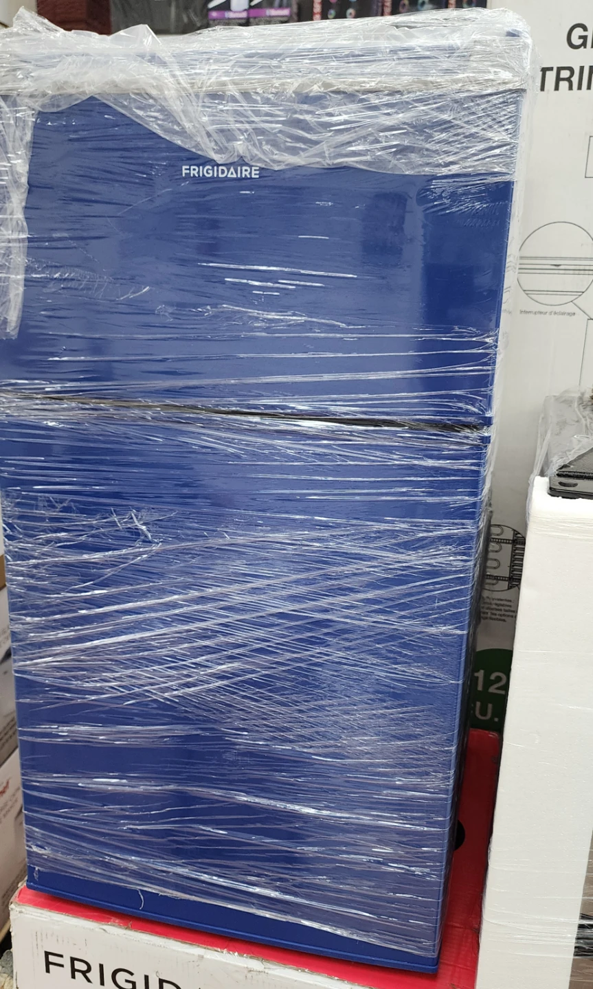 Frigidaire 2 Door Compact Fridge, Blue, 3.1 cu ft Starting $180