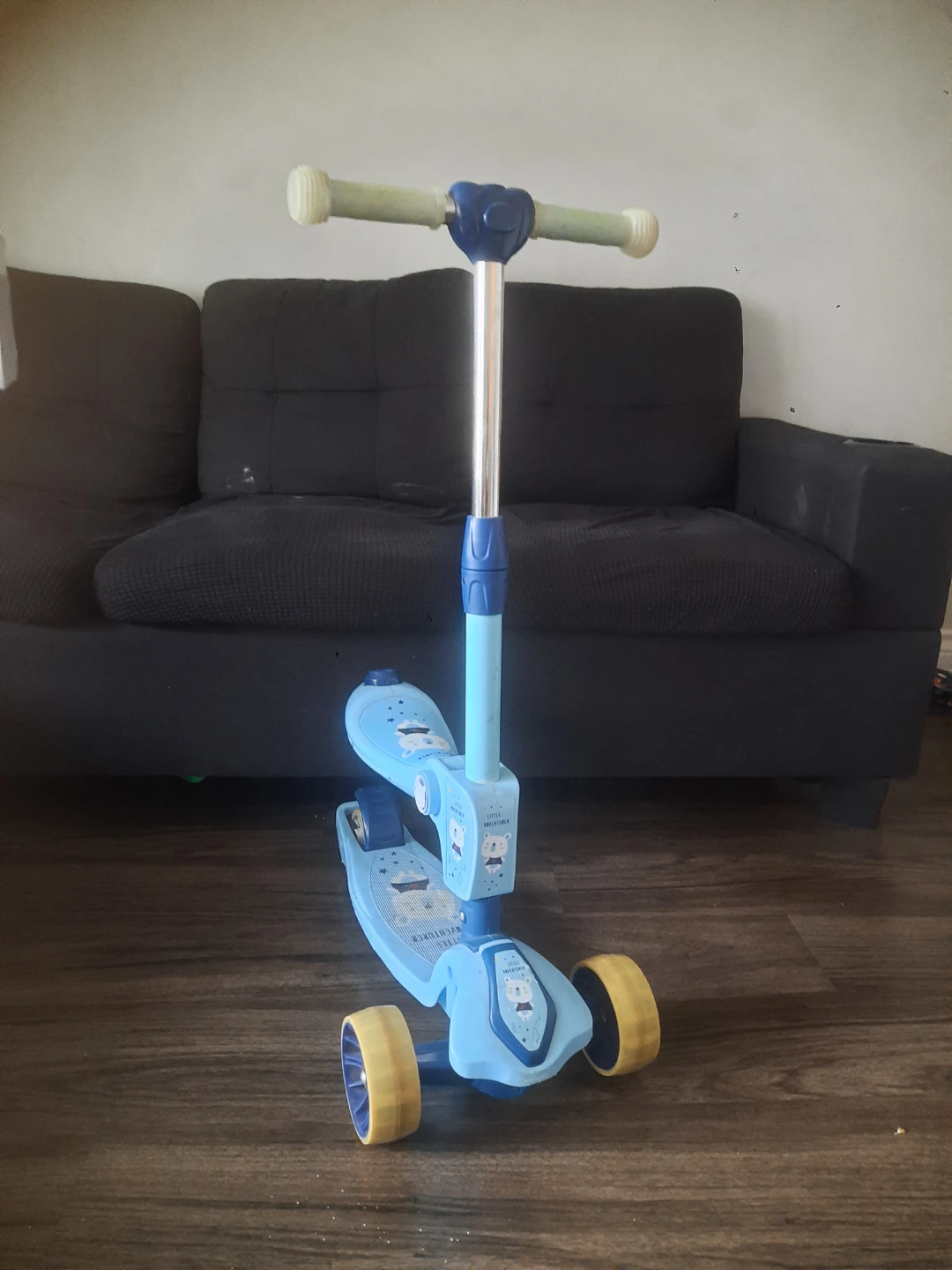 Blue Kids 3-Wheel Scooter