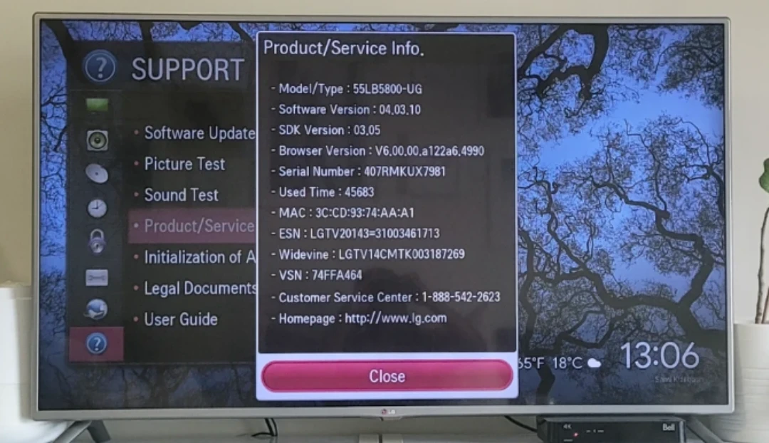 LG 55LB5800-UG Smart TV - photo 2