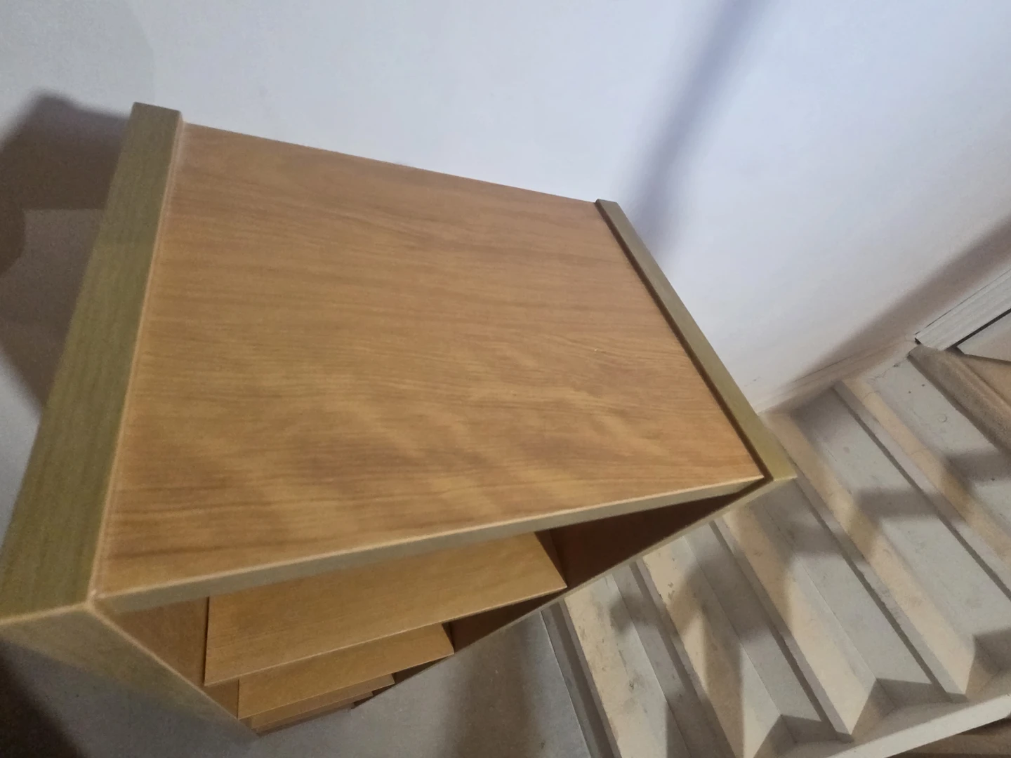 Tall Narrow Wood Book/Storage Shelf - photo 4