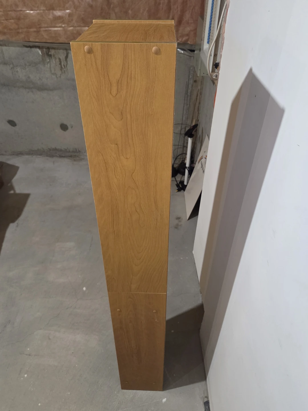 Tall Narrow Wood Book/Storage Shelf - photo 2