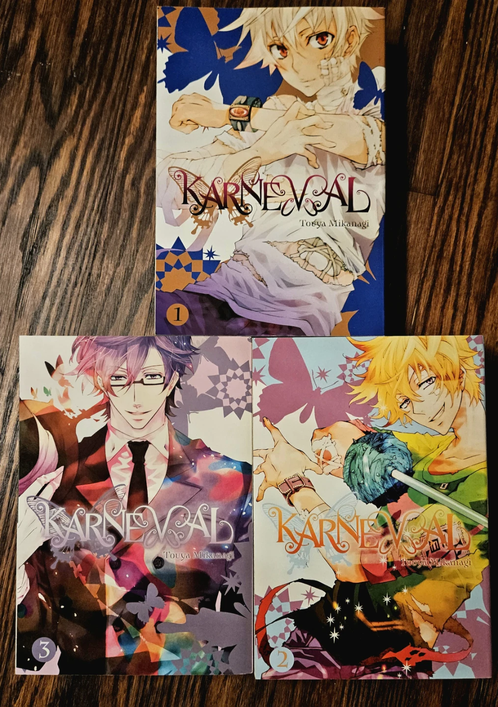 Karneval Manga Volumes 1-3