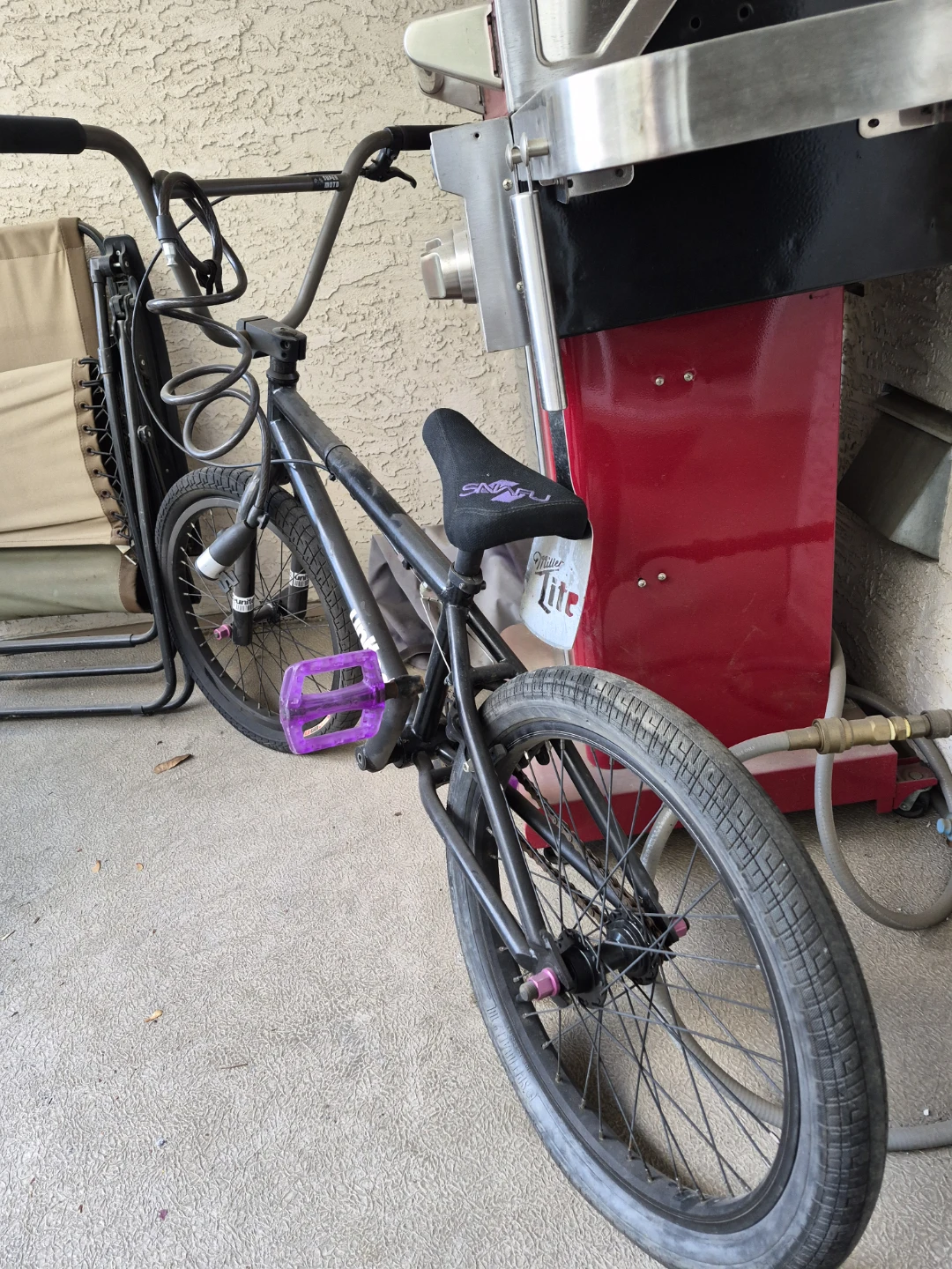 United BMX Bike with Purple Pedals - photo 2