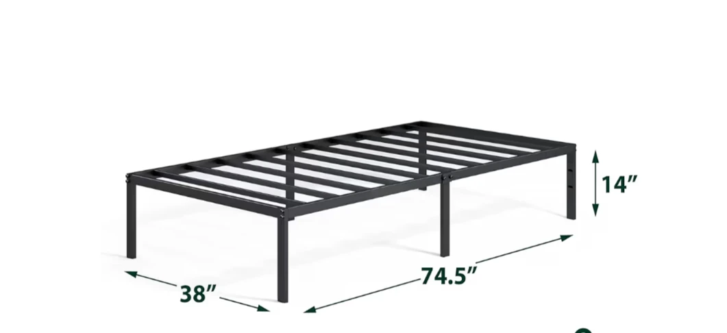 Black Metal Bed Frame Twin