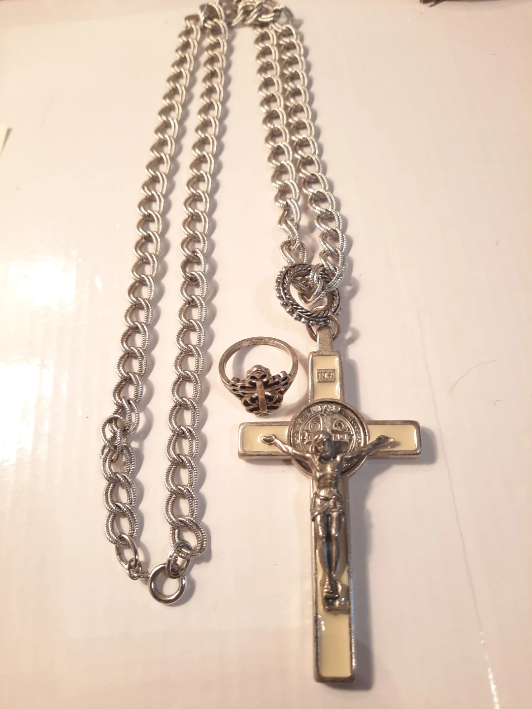 Cross Necklace and Ring Set - photo 2