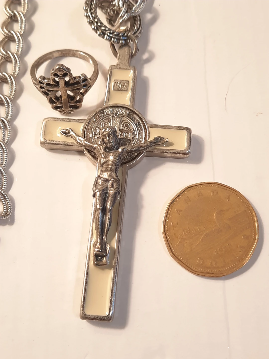 Cross Necklace and Ring Set - photo 3