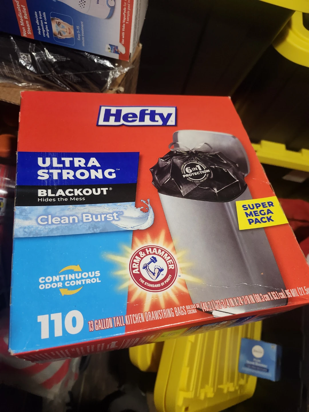 Hefty Ultra Strong Blackout Trash Bags - 110 Count