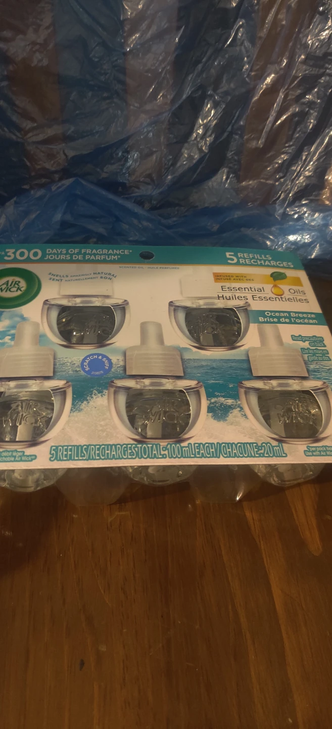 Air Wick Essential Oils Ocean Breeze Refills - 5 Pack