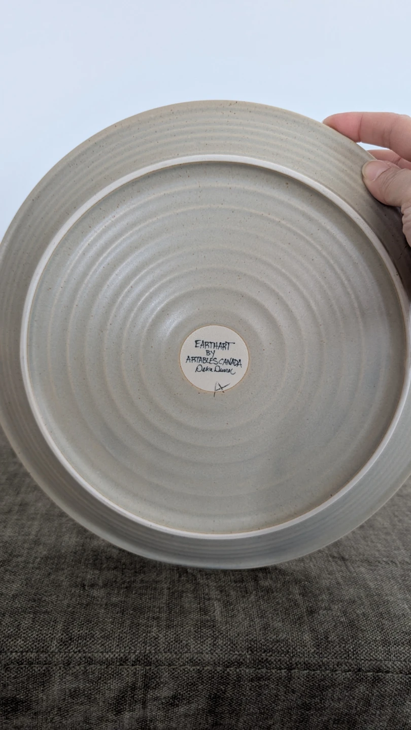 Earth Art Pottery Platter with Handles - photo 2