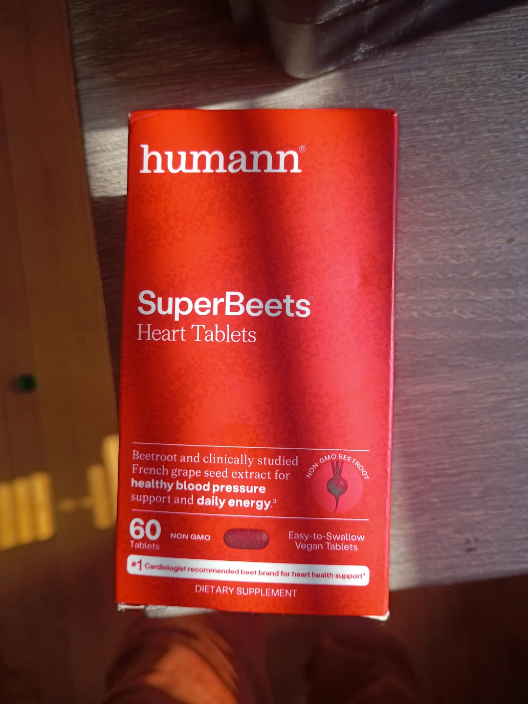⚽Humann SuperBeets Heart Tablets 60 Count