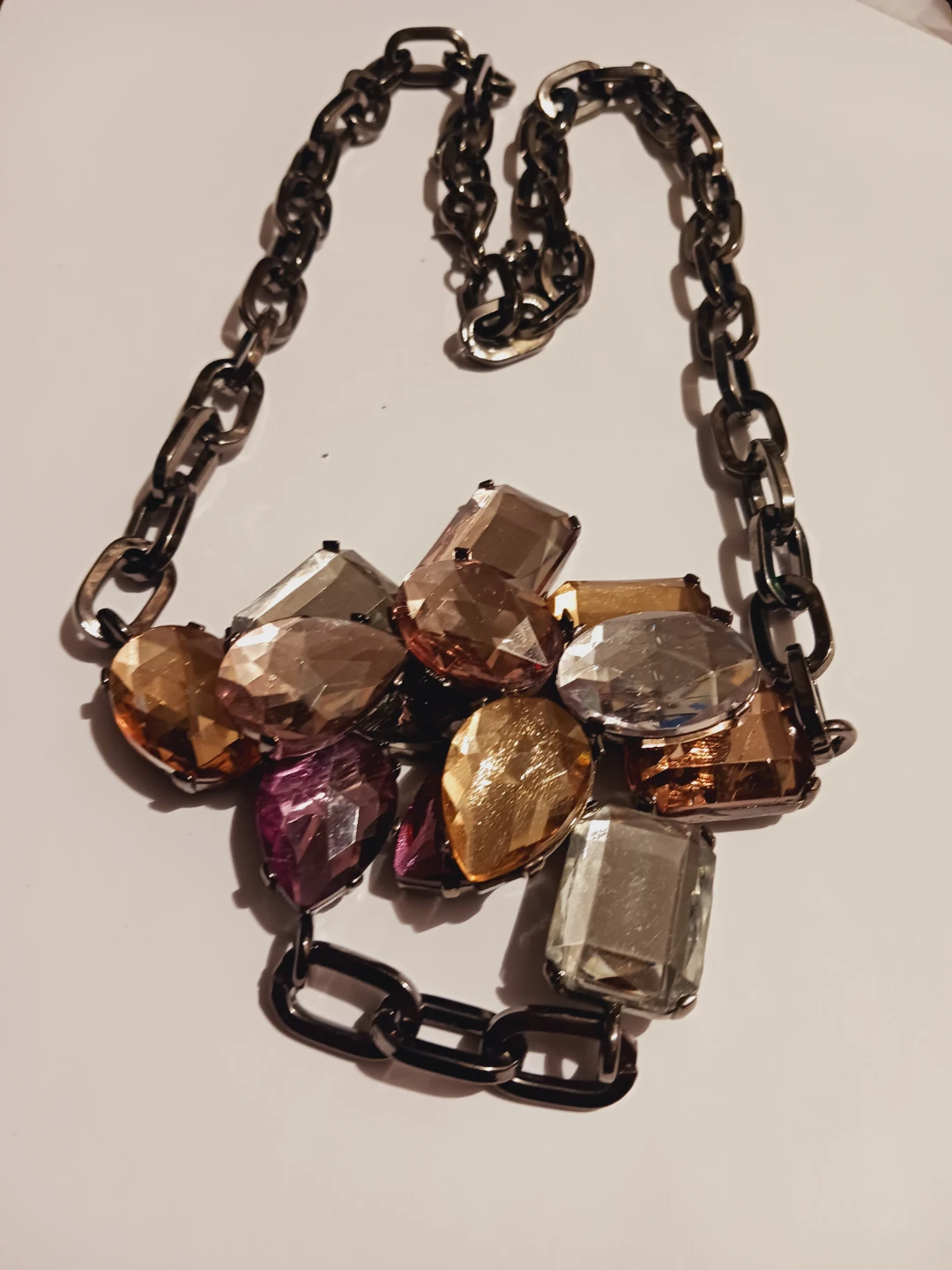 Chunky Gemstone Statement Necklace