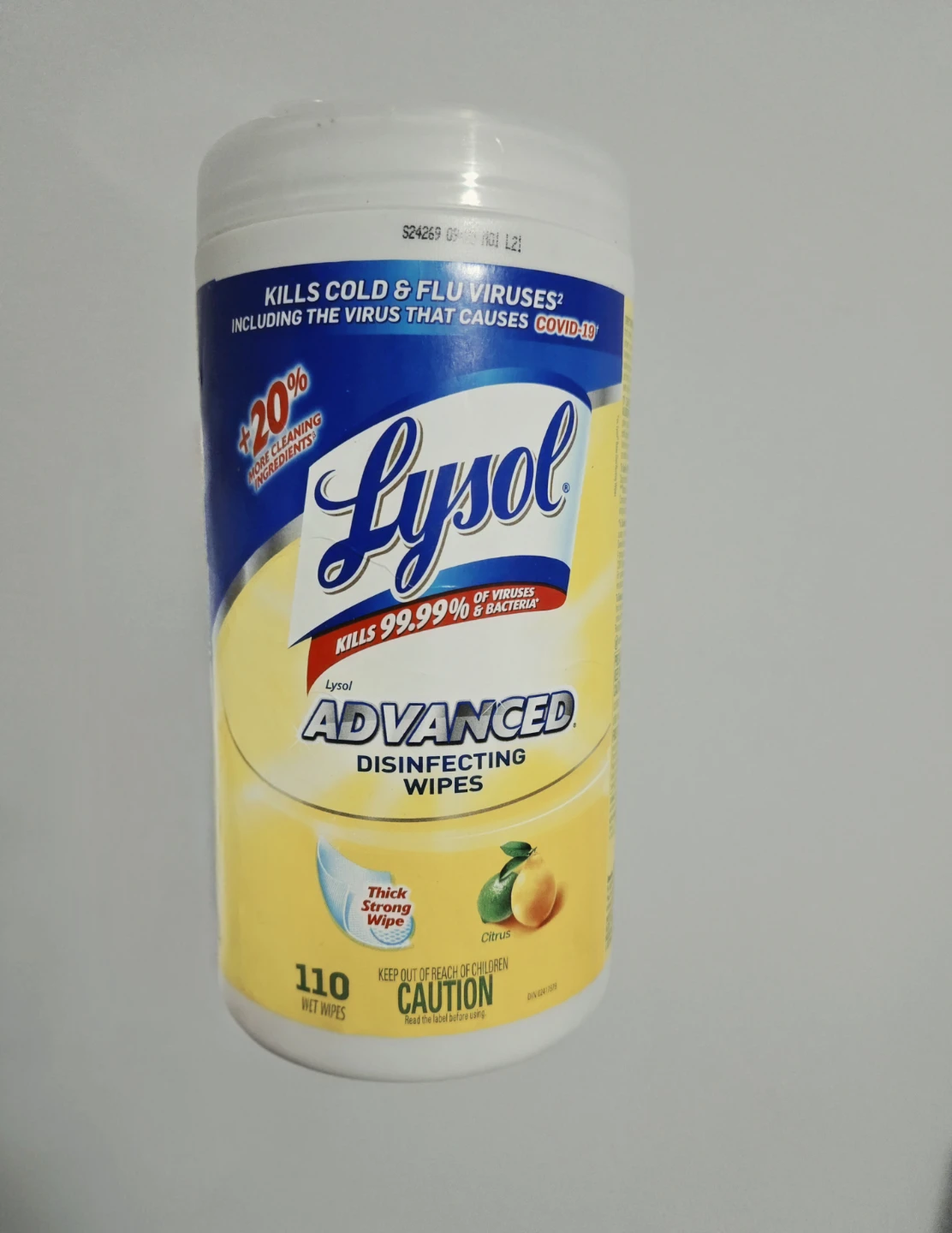⚽ Lysol Disinfecting Wipes - Citrus Scent - 110 Wipes
