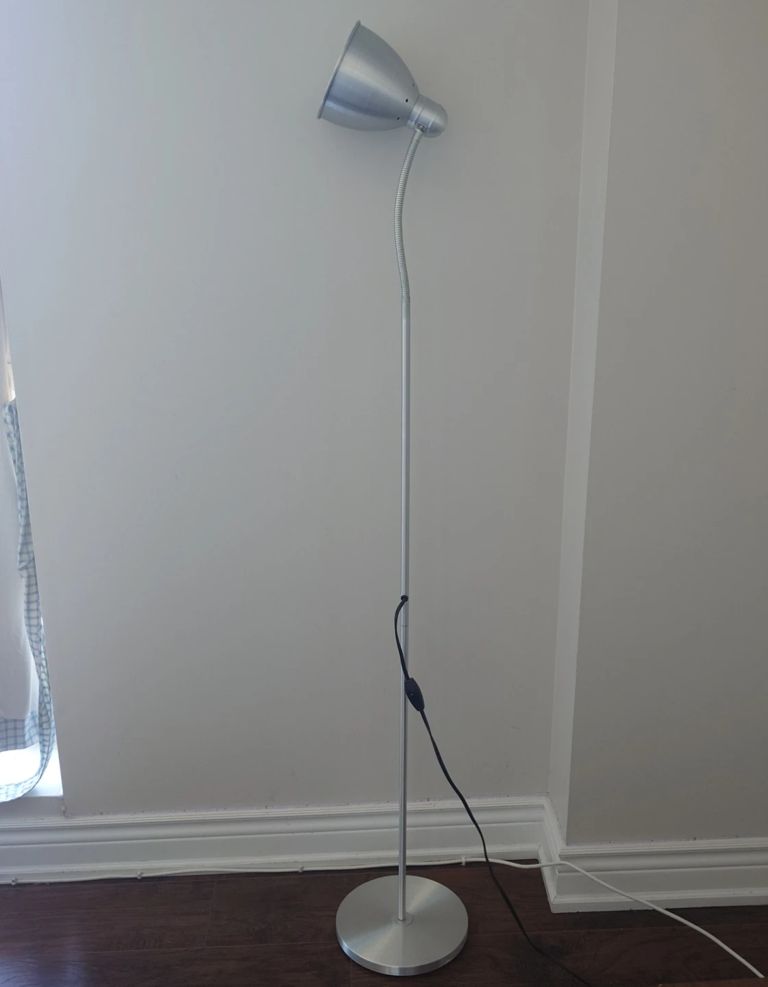 IKEA LERSTA Floor/Reading Lamp – Aluminum Chrome Effect - photo 2
