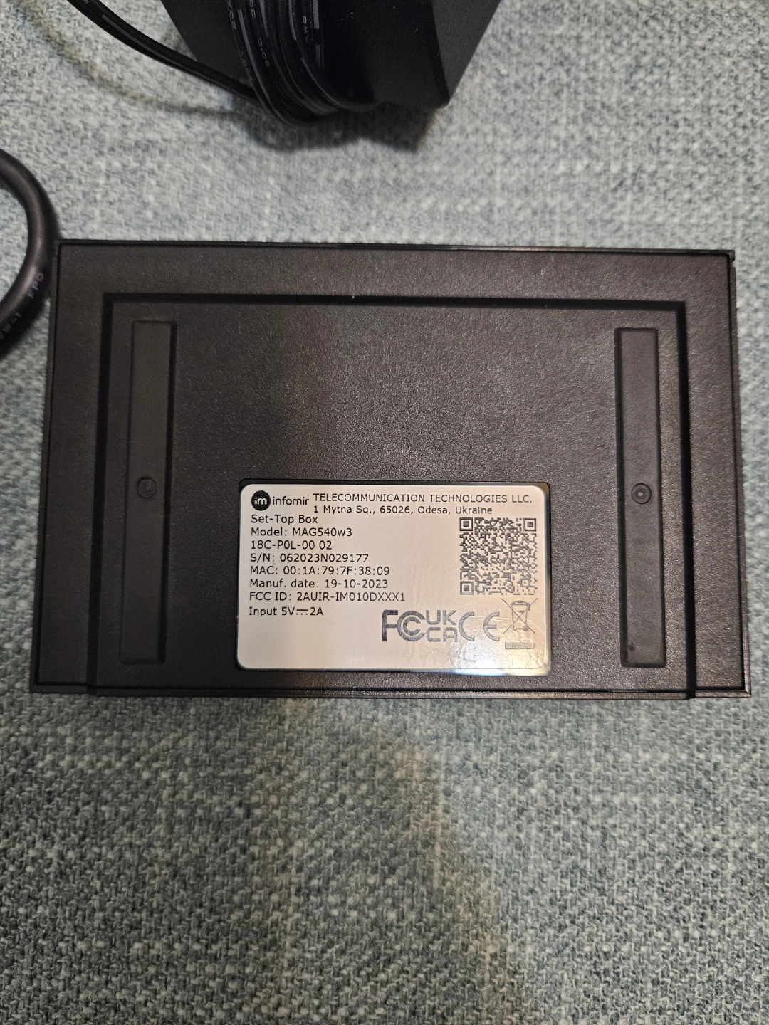 Infomir MAG540W3 Set-Top Box - photo 2
