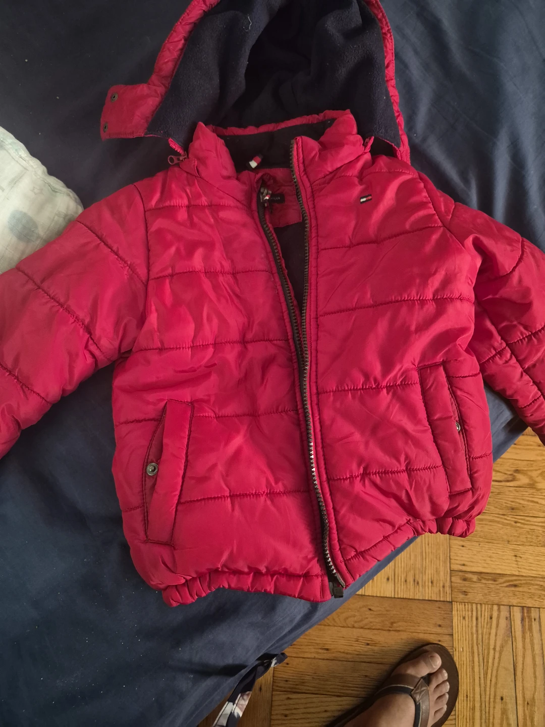 Tommy Hilfiger Puffer Jacket Red