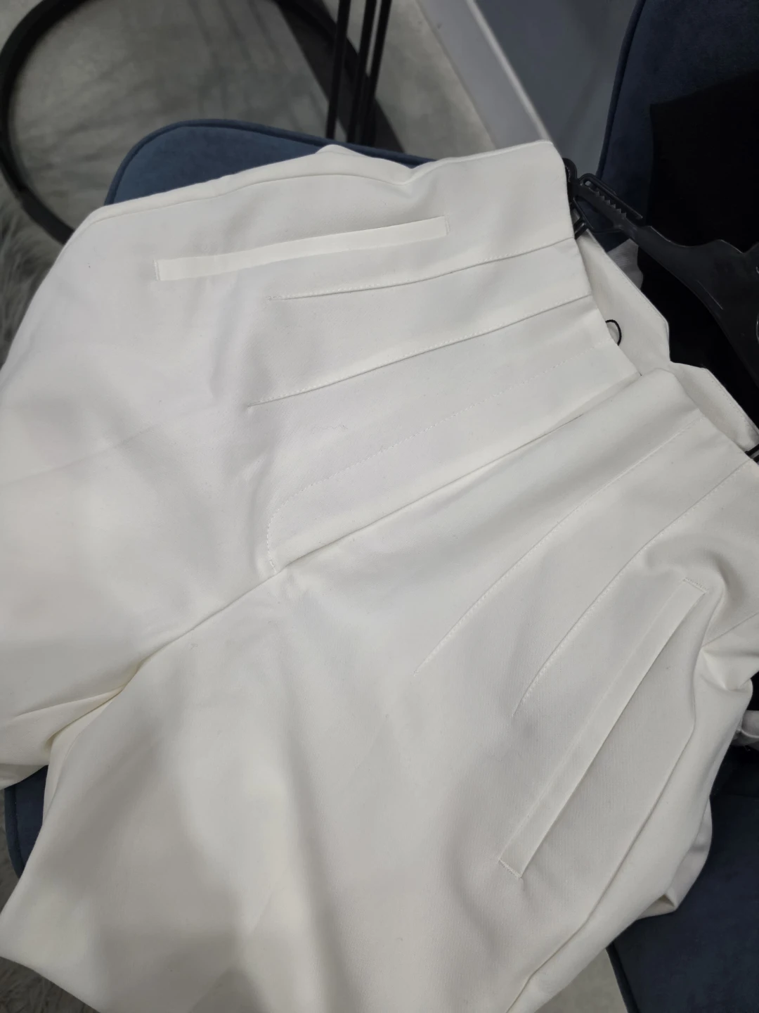 ZARA White High-Waisted Trousers Size XS - photo 3