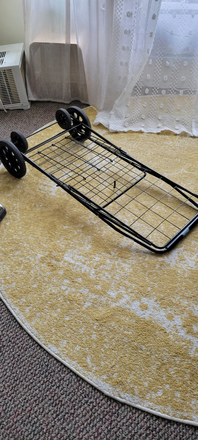 Black Foldable Shopping Cart - photo 2