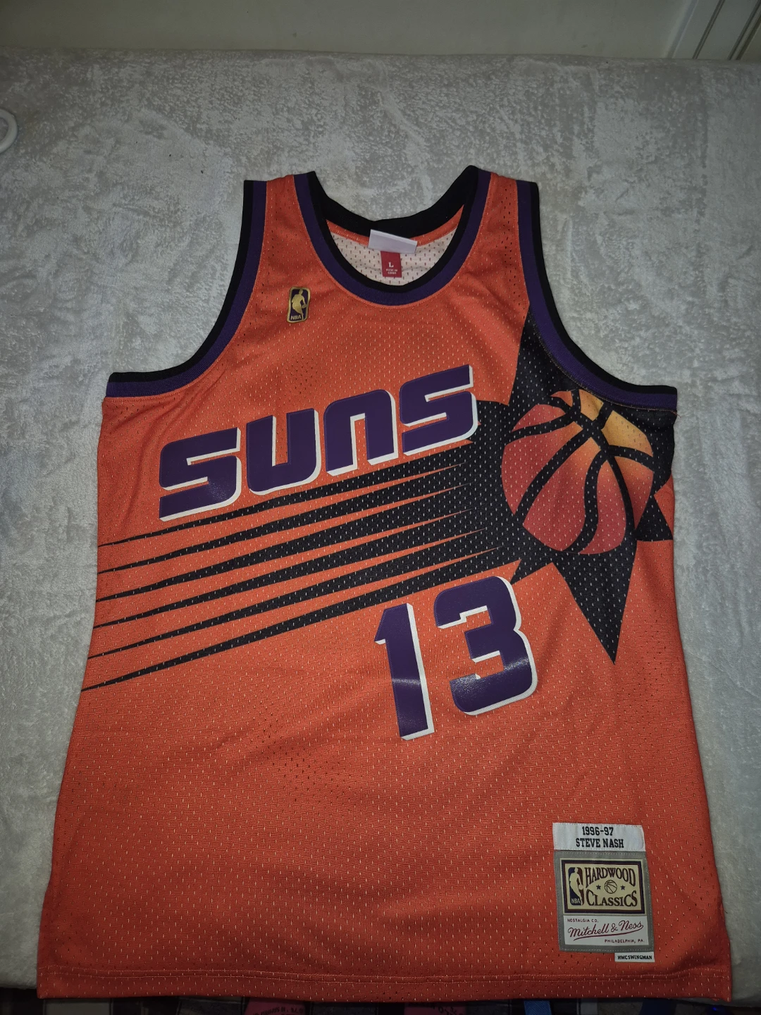 Steve Nash Phoenix Suns Mitchell & Ness Jersey Size L