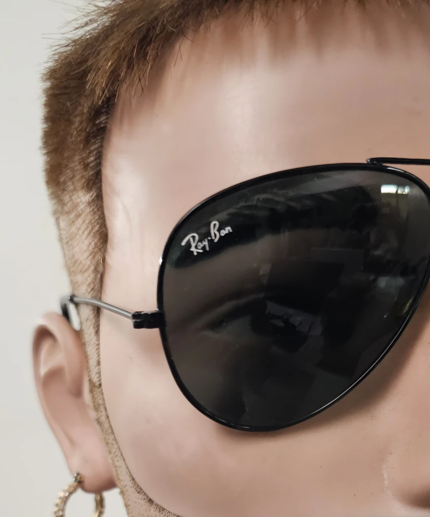Ray-Ban Aviator Sunglasses Black - photo 4