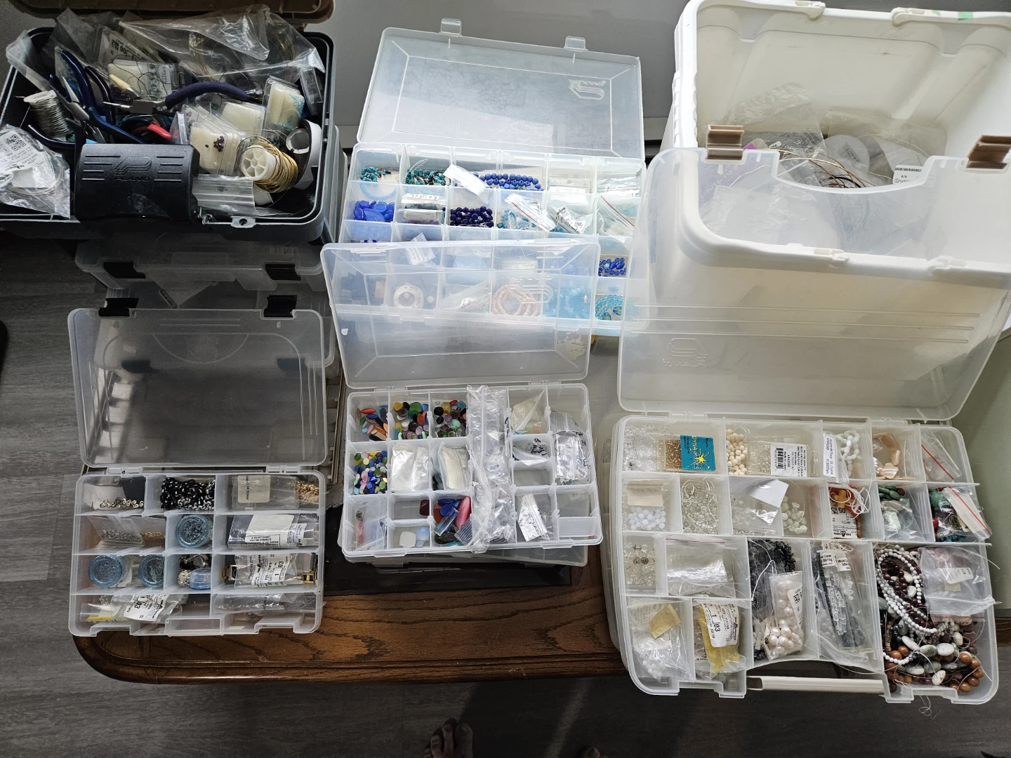 Bead and wire jewelry makng supplies - photo 2