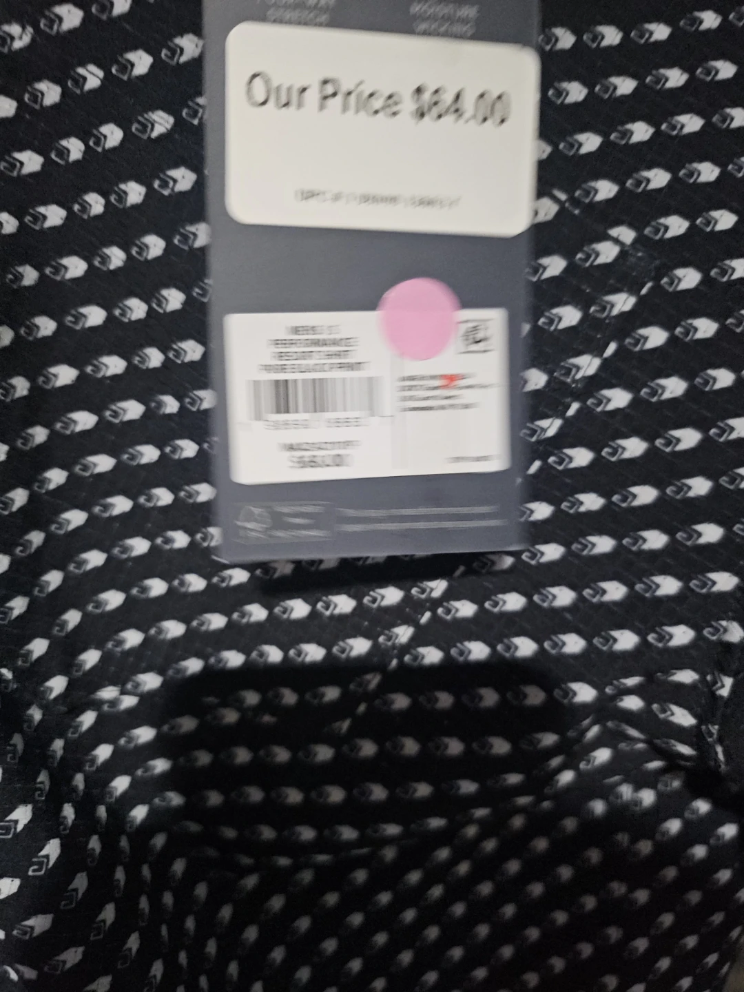 Vrst Performance Resort Shirt - Black/White Pattern - Medium - photo 3