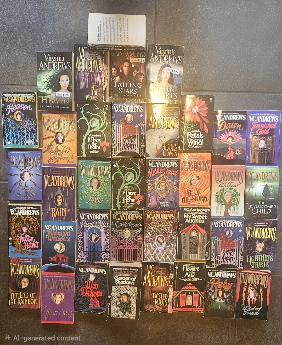 V.C. Andrews Paperback Book Collection - 33 Books
