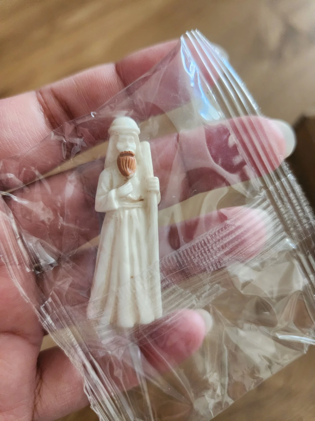 Small Vintage Figurine - Religious Figure ⚽