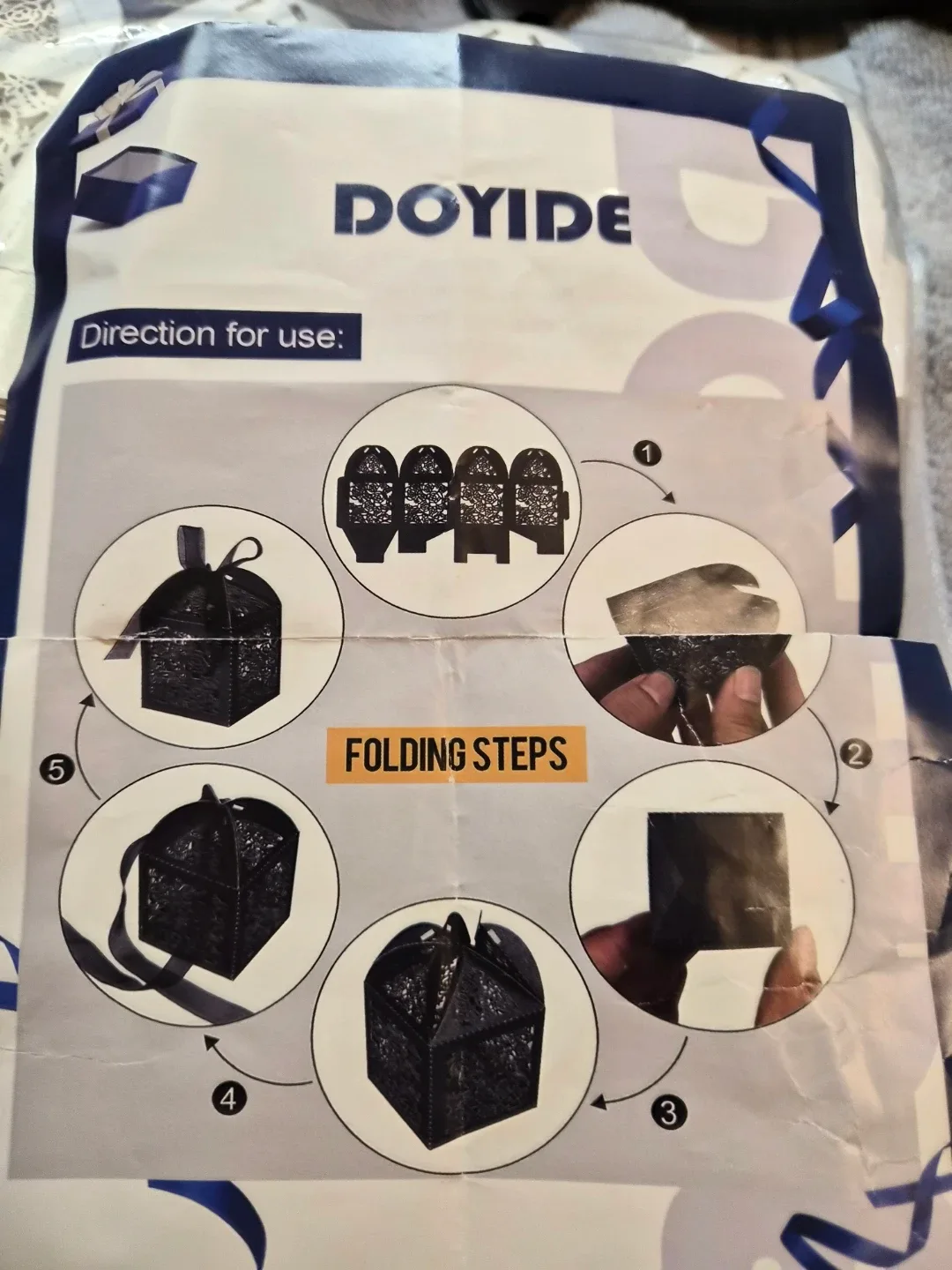 DOYIDE White Laser Cut Favor Boxes - 100 pcs - photo 3