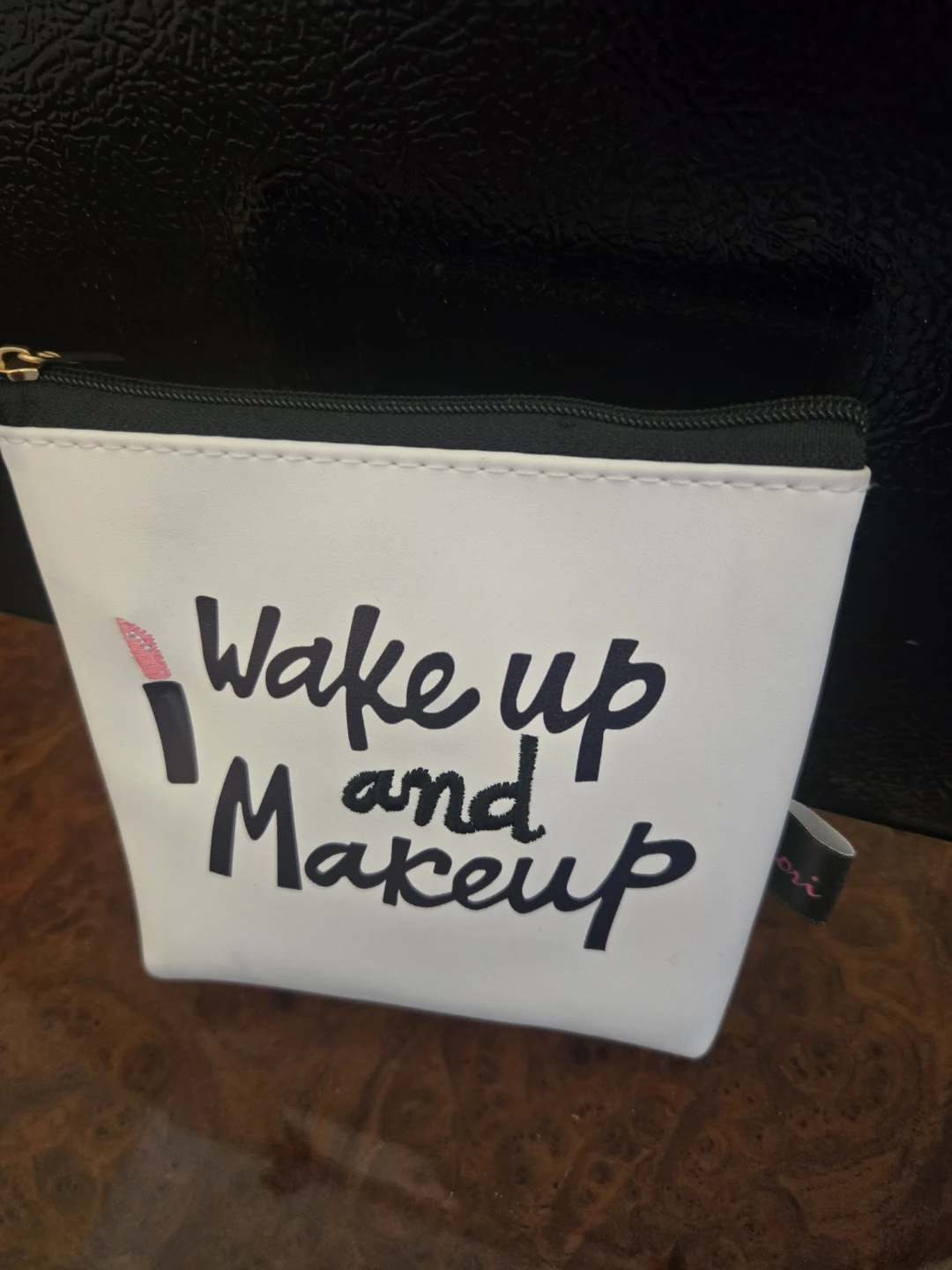 Zippered Makeup Pouch/Cosmetic Bag