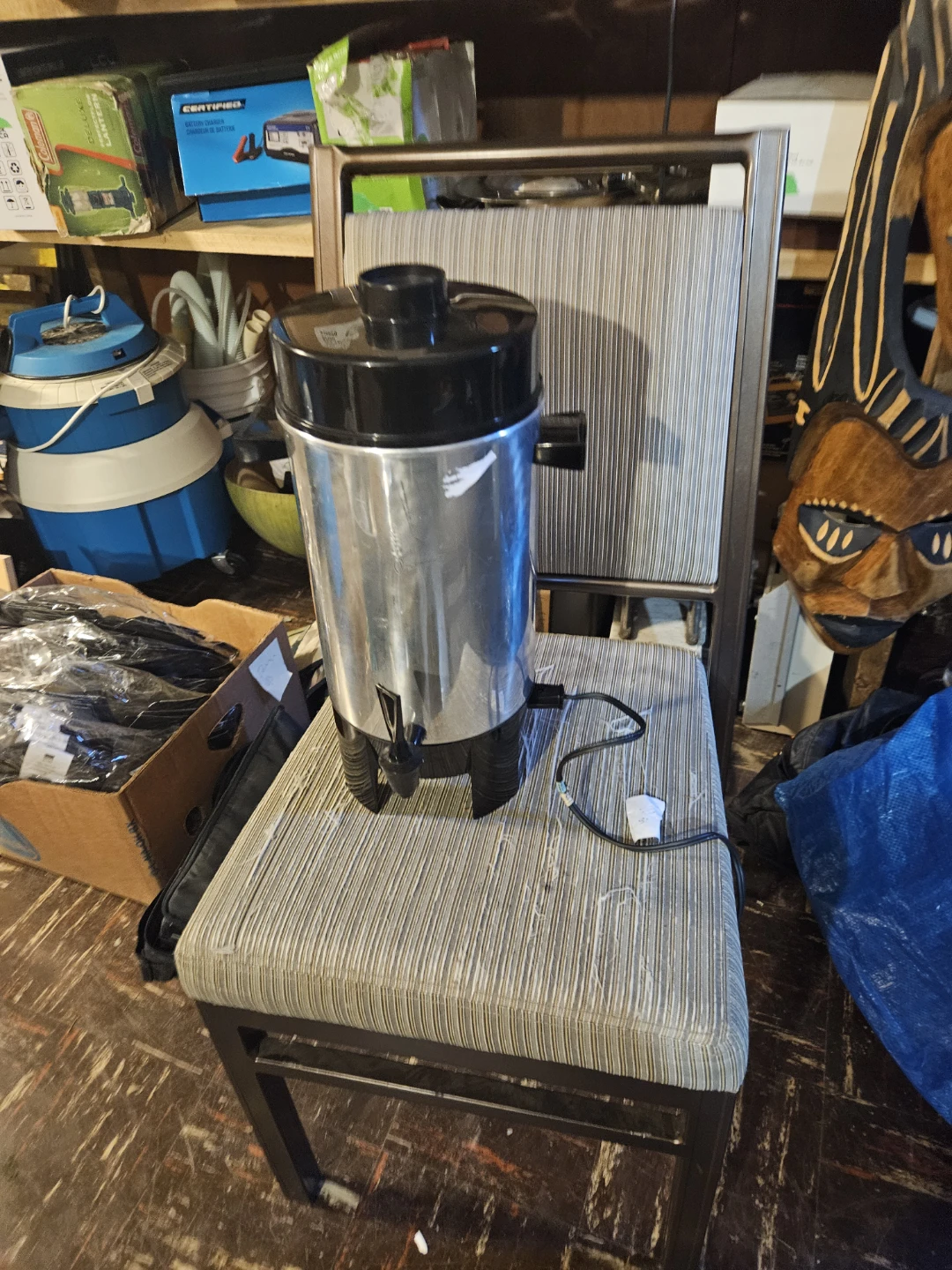 Aluminum Percolator Coffee Pot - photo 2