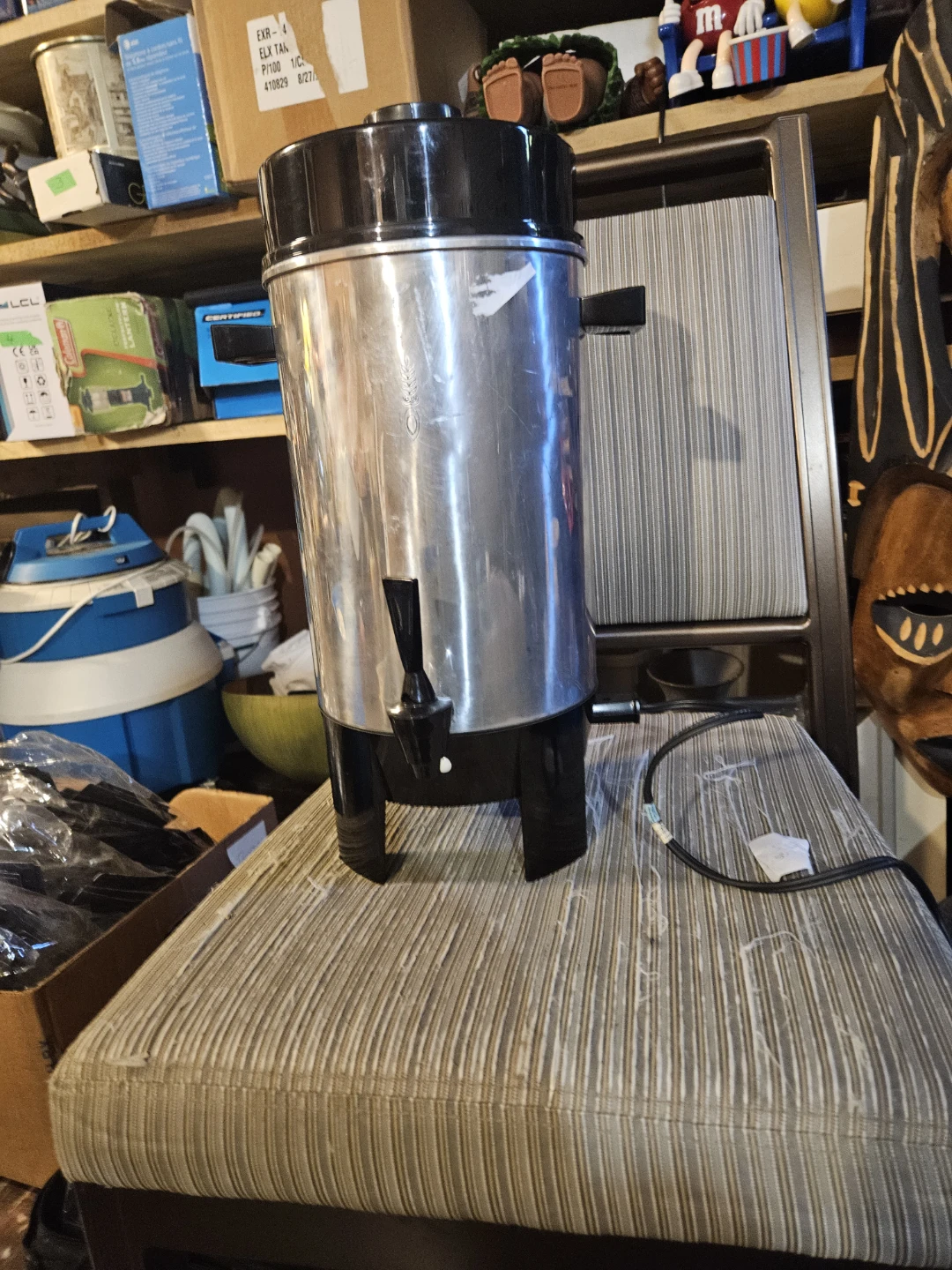 Aluminum Percolator Coffee Pot - photo 3