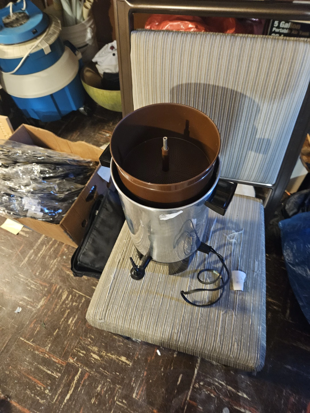 Aluminum Percolator Coffee Pot - photo 4
