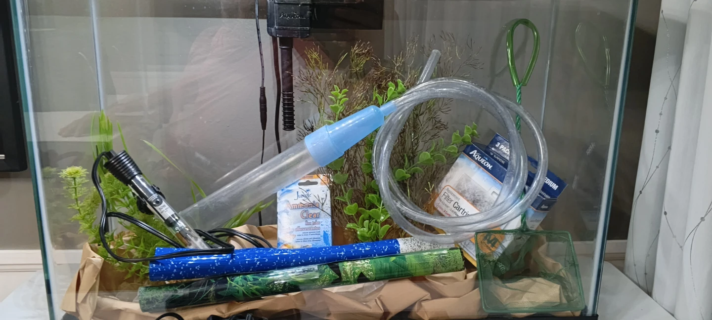 Aquarium Kit with Heater, Filter, and Accessories - photo 2
