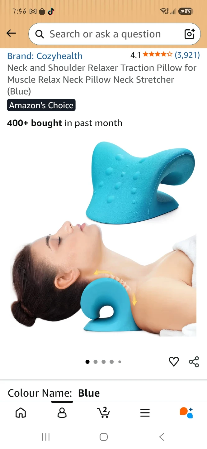 Neck & Shoulder Relaxer Traction Pillow