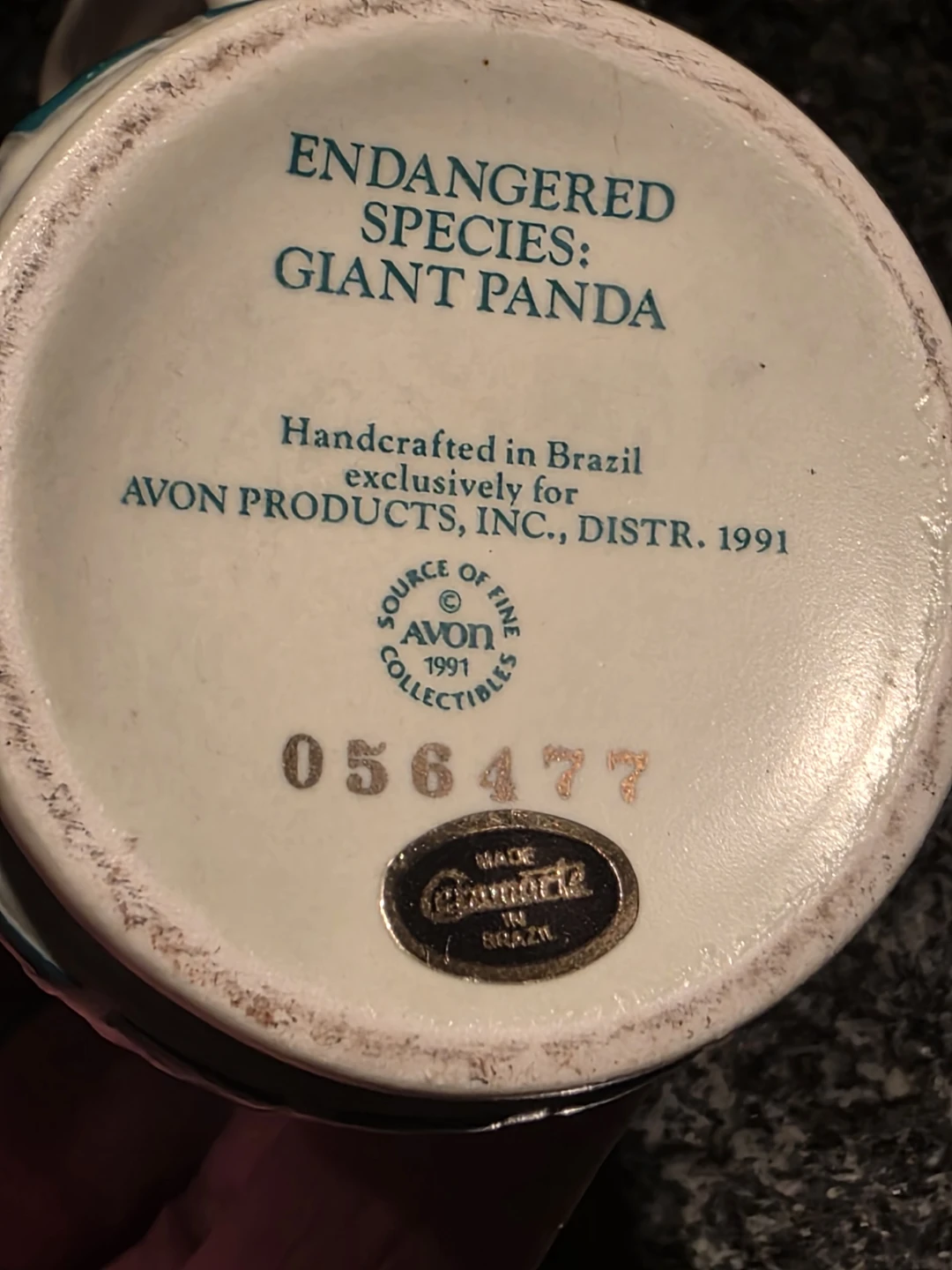 Avon Endangered Species Giant Panda Stein - photo 4