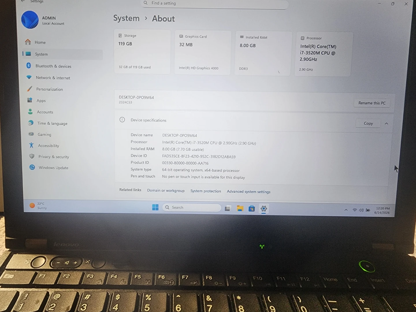 Lenovo ThinkPad X230 Laptop - photo 4