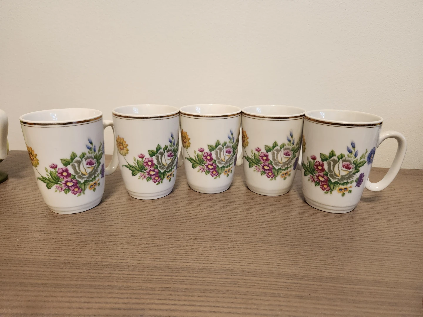 Set of 5 Floral Mugs - photo 2