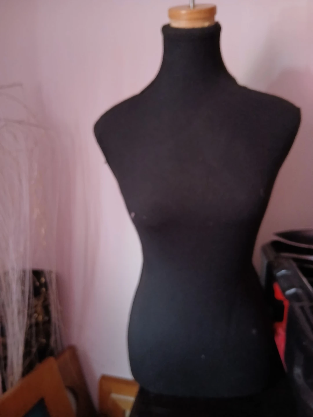 Black Fabric Dress Form Mannequin