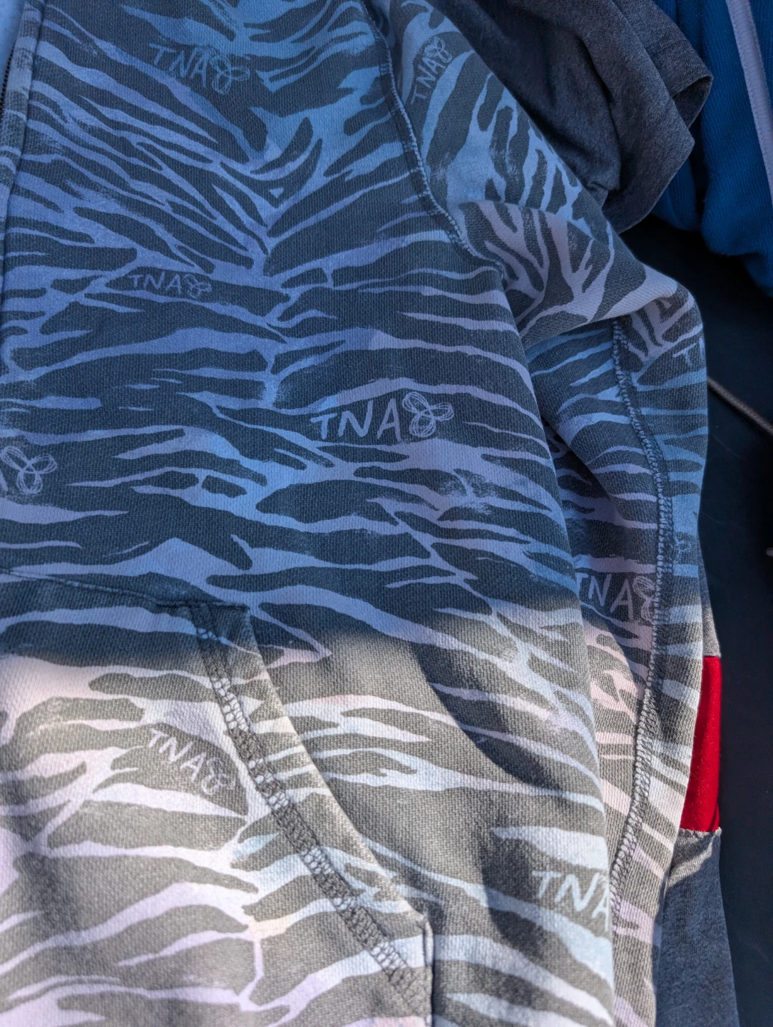 TNA Zebra Print Full Zip Hoodie - photo 3