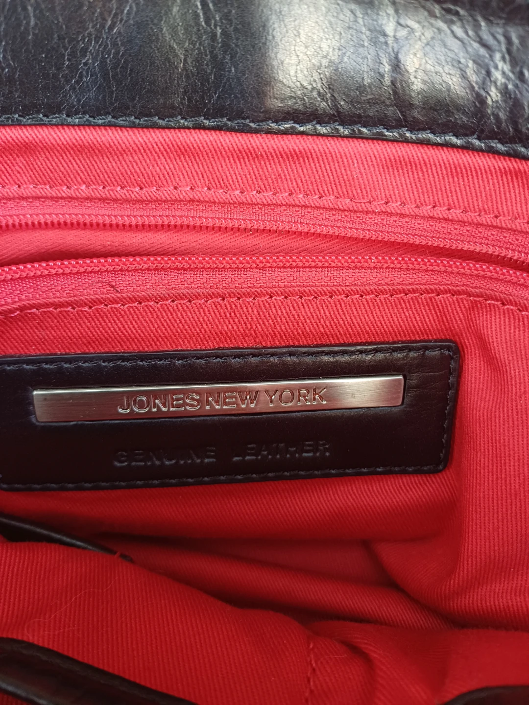 Jones New York Black Leather Shoulder Bag - photo 2