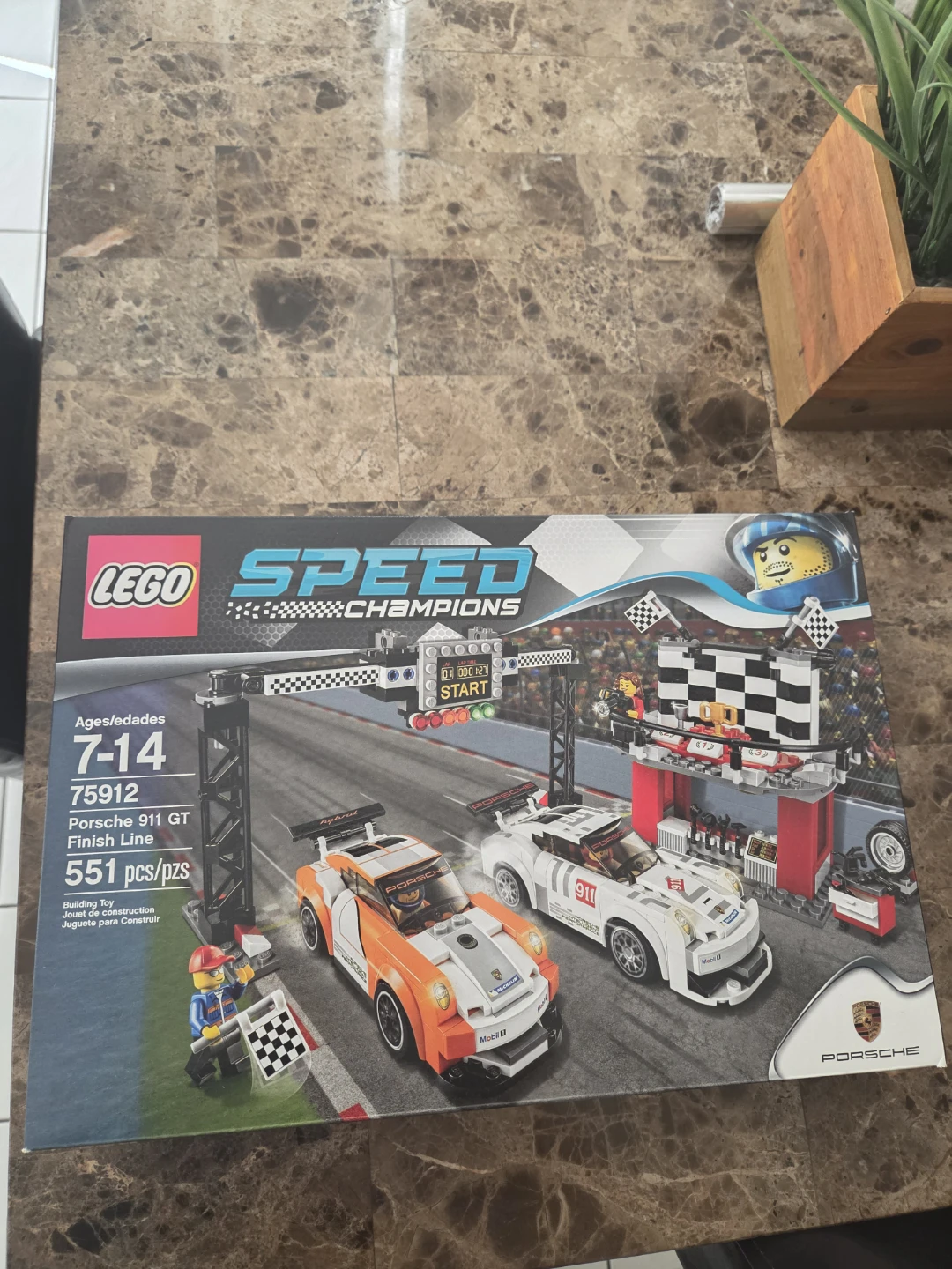LEGO Speed Champions Porsche 911 GT Finish Line Set 75912