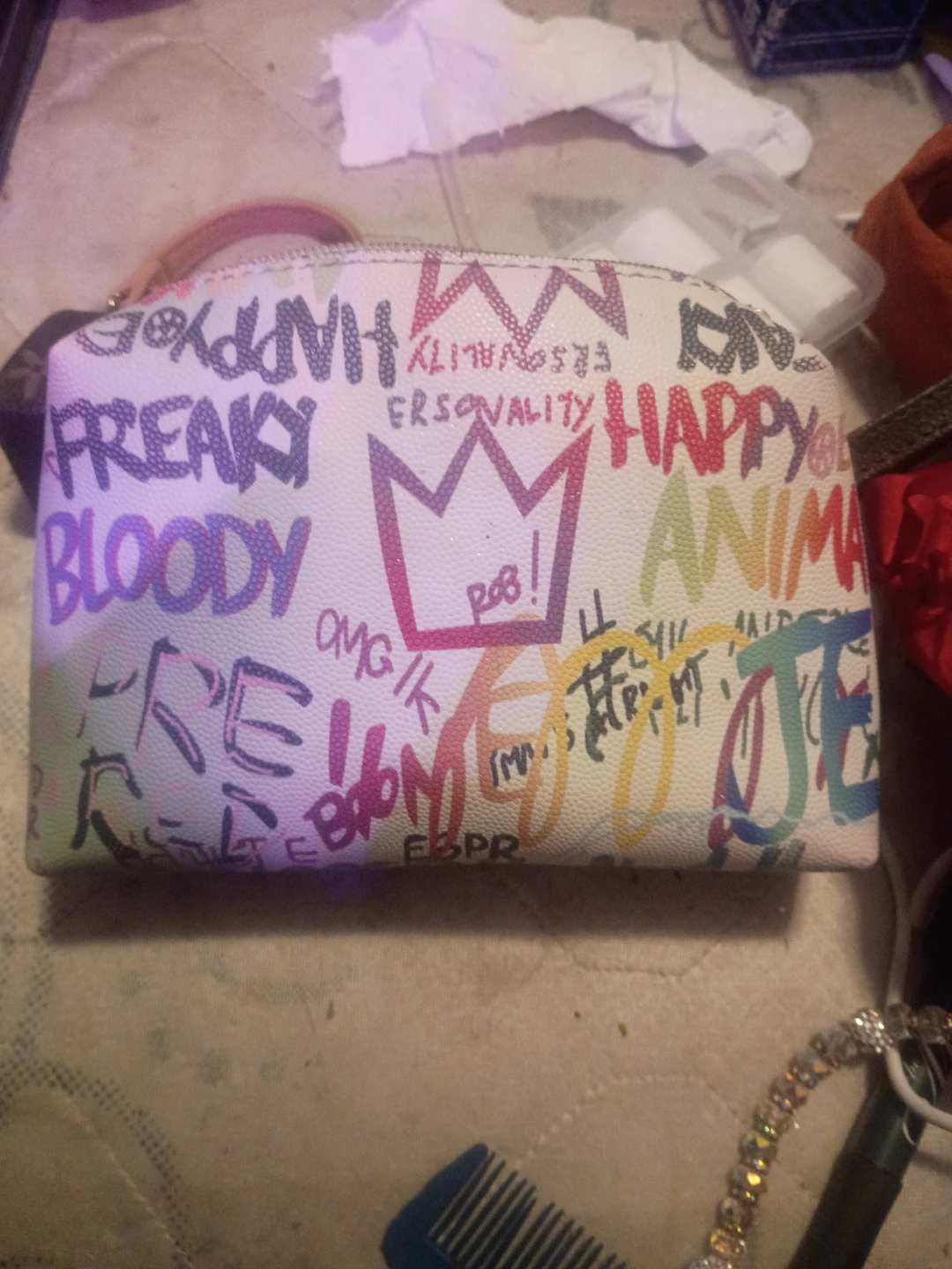 ⚽Graffiti Style Cosmetic Bag