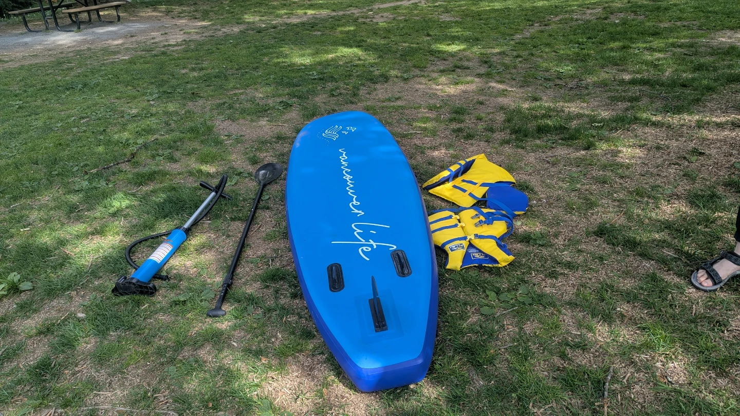 🏷️ Inflatable Paddle Board Kit (SUP)+ 2 Life Jackets