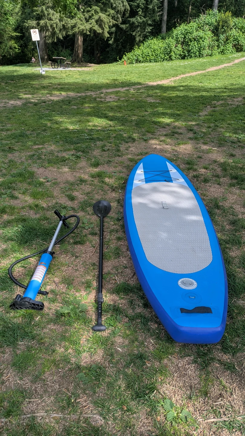 🏷️ Inflatable Paddle Board Kit (SUP)+ 2 Life Jackets - photo 2