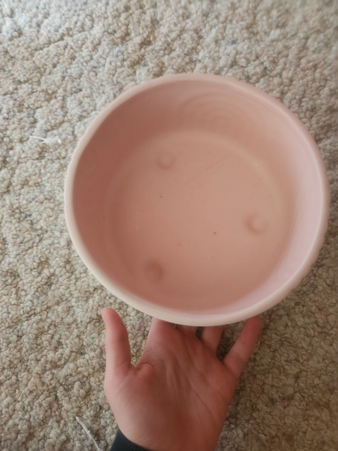 Pink decorative planter pot