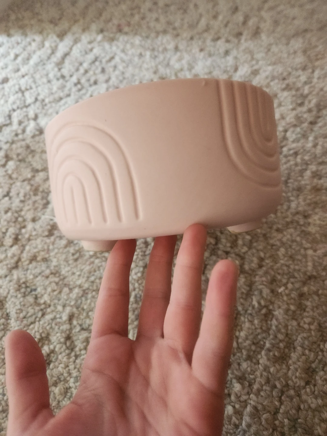 Pink decorative planter pot - photo 2