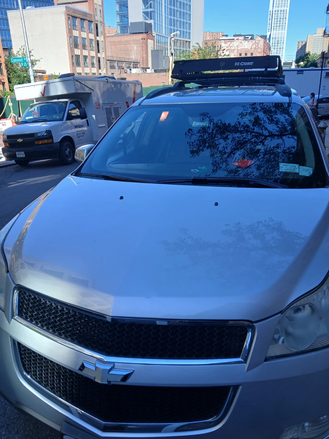 Silver Chevrolet Traverse with Roof Rack - photo 3